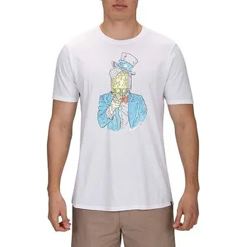 Pánské tričko Tričko Hurley GET DRAUGHTED TEE White velikost M