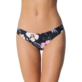 Dámské plavky Plavky Rip Curl LA DOLCE VITA REVO CHEEKY PANT Black velikost S