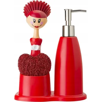 Obraz Ruční dávkovač mýdla stojací Vigar 500 ml červený