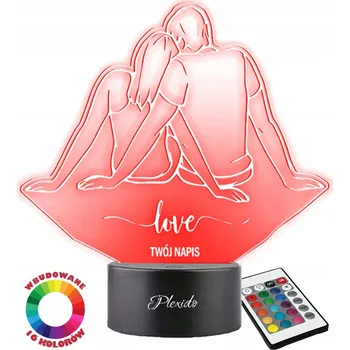 Lampička Plexido vícebarevná Noční lampa