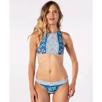 Dámské plavky Plavky Rip Curl NAVY BEACH REVO HIGH NECK Navy velikost L