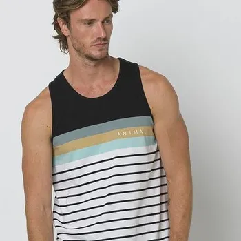 Pánské tričko Tílko Animal ROZ Stripes velikost L