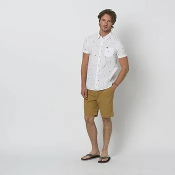 Pánské oblečení Košile Animal LOCAL White velikost L