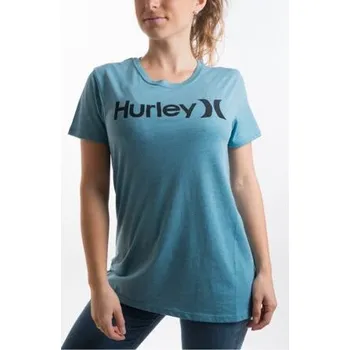 Tričko Hurley ONE&ONLY PERFECT CREW Cerulean Htr velikost M