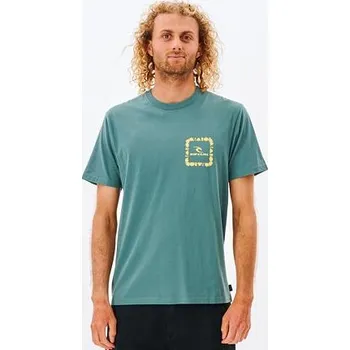 Pánské tričko Tričko Rip Curl MEDINA ICON TEE Blue Stone velikost M