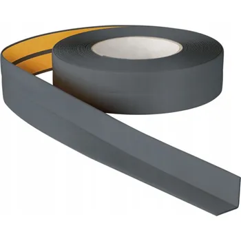 Podlahová lišta UKONČOVACÍ PVC LIŠTA 18x18 25m GRAFIT flexibilní Rohová lišta