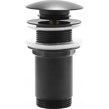 Sifon Zátka umyvadlová výpust Click-Clack kulatý Oltens černá