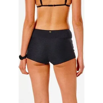 Dámská móda Plavky Rip Curl PREMIUM SURF FULL BOYLEG SHORT Black velikost S
