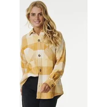 Pánská košile Košile Rip Curl LA ISLA FLANNEL SHIRT Gold velikost M