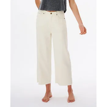 Kalhoty Rip Curl SPARROWS CROP WIDE LEG Bone velikost 30