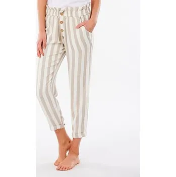 Dámské kalhoty Kalhoty Rip Curl ASHORE STRIPE PANT Taupe velikost M