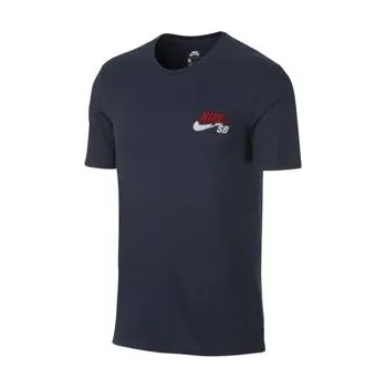 Pánské oblečení Tričko Nike SB T-SHIRT Obsidian velikost M