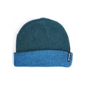 Čepice Zimní čepice Hurley SHIPSHAPE 2.0 BEANIE Midnight Teal velikost O/S