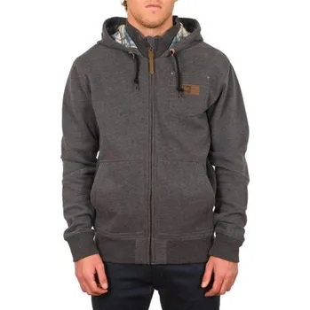 Pánská mikina Mikina Rip Curl TRACKS HZ FLEECE Black Marled velikost XL