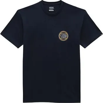 Pánská móda Tričko Vans CIRCLE CHECKER DROP V SS TEE Navy velikost XXL