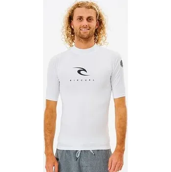 Pánská móda Lykra Rip Curl CORPS S/S White velikost XXL