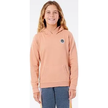 Chlapecká mikina Mikina Rip Curl SURFERS ORG HOODIE - GIRL Clay velikost 12