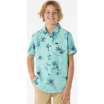 Pánská košile Košile Rip Curl PARTY PACK S/S SHIRT -BOY Aqua velikost 16