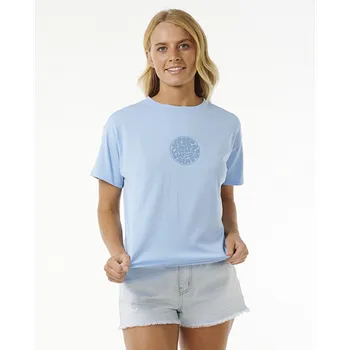 Pánské oblečení Tričko Rip Curl ICONS OF SURF RELAXED TEE Mid Blue velikost 2XS