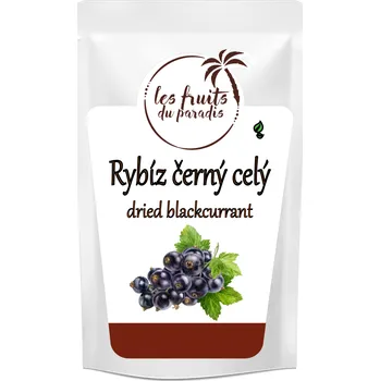 Sušené ovoce Černý rybíz sušený celý 1 kg LES FRUITS DU PARADIS
