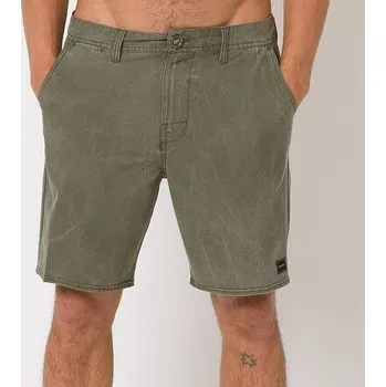 šortky Animal DARWIN WASHED Dusty Olive Green velikost 32
