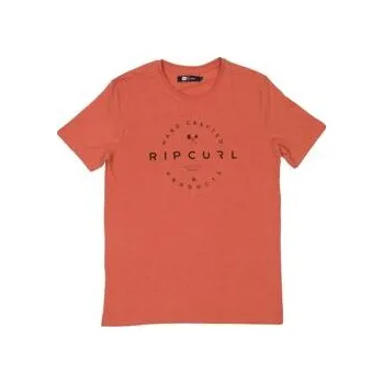Pánské tričko Tričko Rip Curl ZINC PRINT TEE Hot Coral Marle velikost XXL