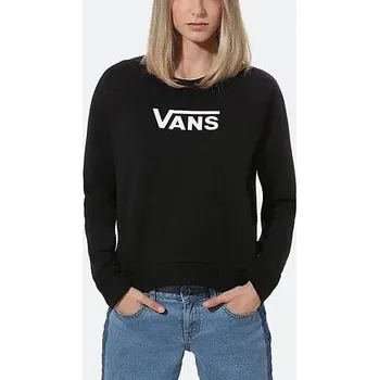 Pánské oblečení Mikina Vans FLYING V FT BOXY CREW Black velikost XL