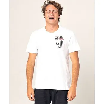 Tričko Rip Curl IN DA POCKET TEE White velikost S