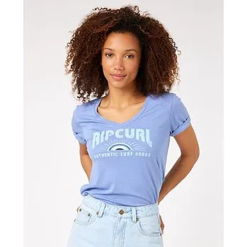 Tričko Rip Curl DAYBREAK V TEE Blue velikost M