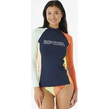 Dámské tričko Lykra Rip Curl DAY BREAK LS UPF TOP Navy velikost XL