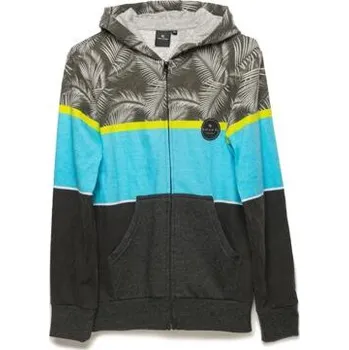 Pánská mikina Mikina Rip Curl TEAM RIDER HZ FLEECE BOY Blue Atoll velikost 12