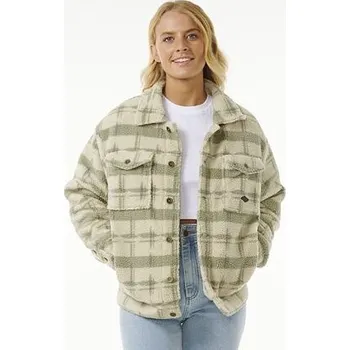 Pánská větrovka Bunda Rip Curl SUNRISE SESSION SHERPA JACKET Sage velikost L