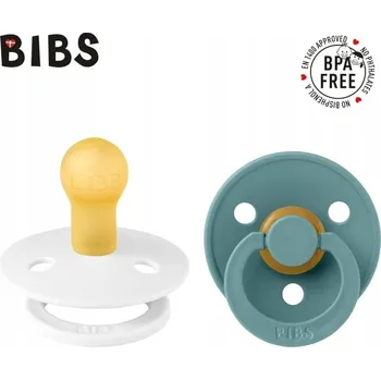 dudlíky Kulatý gumový Dudlík Bibs 0 +