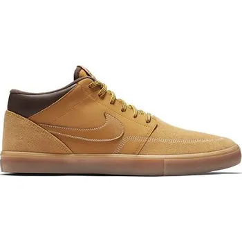 Pánské tenisky Boty Nike SB PORTMORE II SOLARSOFT MID BOTA Bronze/Bronze-Gum Light Brown velikost 42.0