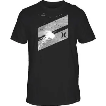 Tričko Hurley ICON SLASH LINE UP Black velikost L