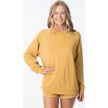 Pánská mikina Mikina Rip Curl ORGANIC FLEECE CREW Gold velikost S