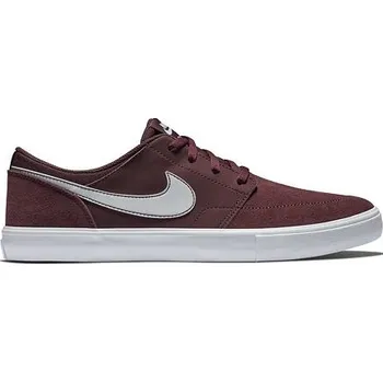 Pánské tenisky Boty Nike SB SOLARSOFT PORTMORE II Burgundy Crush/White-White-Black velikost 41.0