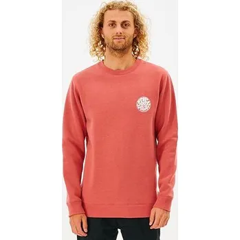 Pánská mikina Mikina Rip Curl WETSUIT ICON CREW Mushroom velikost M