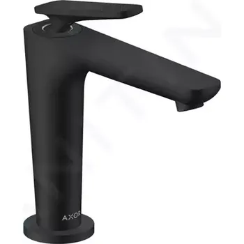 Vodovodní baterie Axor Citterio C Umyvadlová baterie s výpustí, EcoSmart, CoolStart, matná černá, 49041670