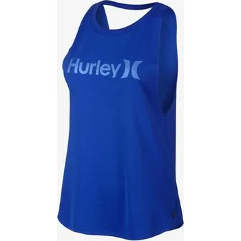 Pánské oblečení Tričko Hurley DRI-FIT MESH TANK Heather Cobalt Blue velikost XS