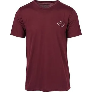 Pánské tričko Tričko Rip Curl ESSENTIAL SURFERS LS TEE Twany Port velikost L