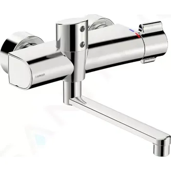 Vodovodní baterie Hansa Clinica Elektronická termostatická umyvadlová baterie, bateriové napájení, chrom, 08866202