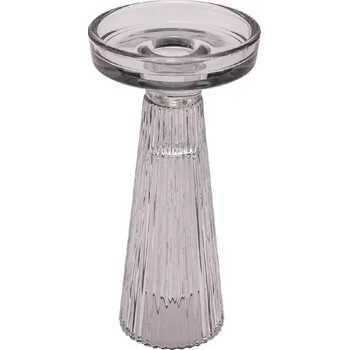 Svícen Svícen na podstavci, 9,5x9,5x18cm, ks *|Ego Dekor