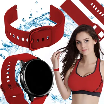 Řemínek na hodinky Řemínek ChronSmarta pro Garmin 20mm, červený