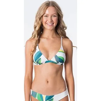 Dámské plavky Plavky Rip Curl PALM BAY CROSSBACK TRI White velikost S