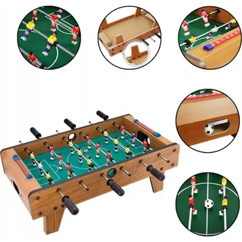 Obraz Dřevěný stolní fotbal Out of the blue 31x50x9 cm