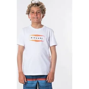 Pánské tričko Tričko Rip Curl CORPO SS TEE BOY Optical White velikost 14