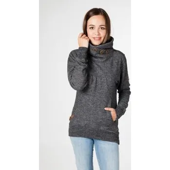 Pánská mikina Mikina Alife and Kickin VIOLET SWEAT Graphite velikost L