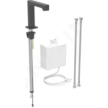 Vodovodní baterie Geberit Brenta Elektronická termostatická umyvadlová baterie, síťové napájení, easy to clean, matná černá, 116.177.14.1
