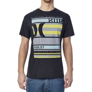 Tričko Hurley BLOCKED WARP SPORT Black velikost XL